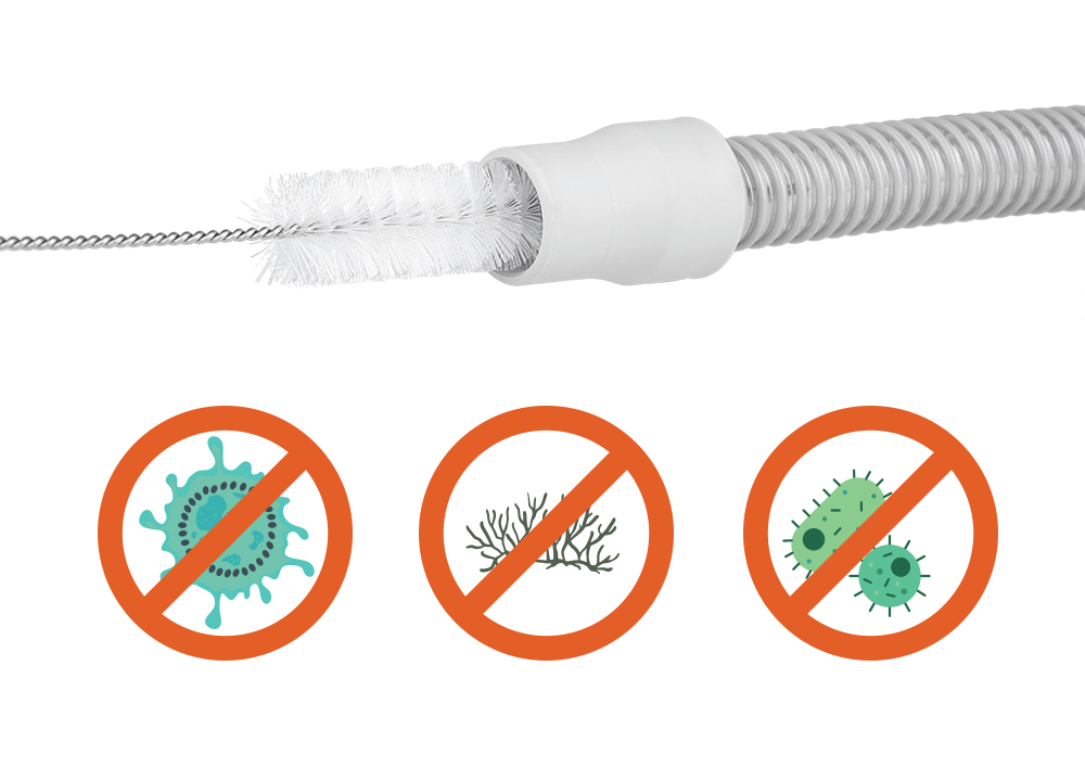Brosse pour tuyaux CPAP
