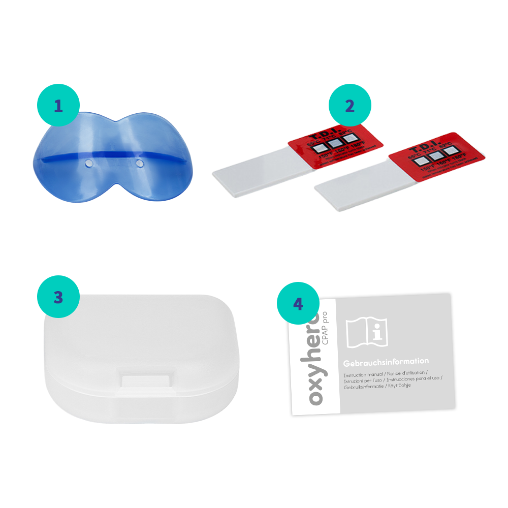 contenu du pack oxyhero CPAP pro