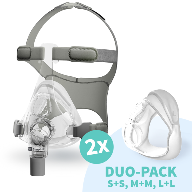 Fisher & Paykel Simplus CPAP-Masque facial vue de face