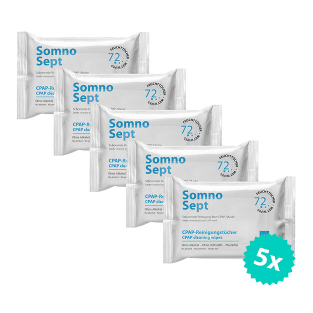 SomnoSept Lingettes CPAP lot de 5