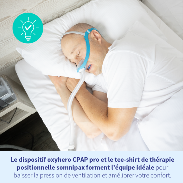 oxyhero CPAP pro contre les fuites buccales CPAP 02