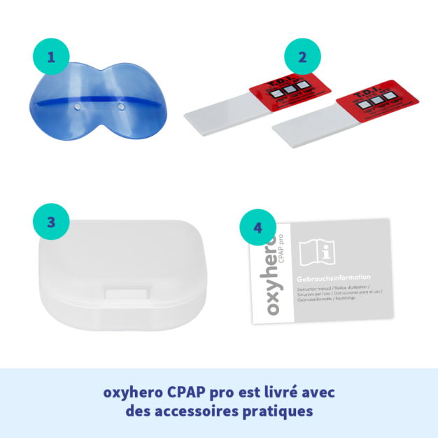 oxyhero CPAP pro contre les fuites buccales CPAP 02
