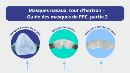 Guide pratique « Le bon masque de PPC/CPAP », partie 2 : tour d’horizon des masques nasaux