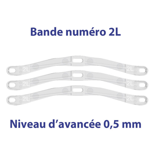 Bandes de rechange somnipax guard large et Somnofit-B 2