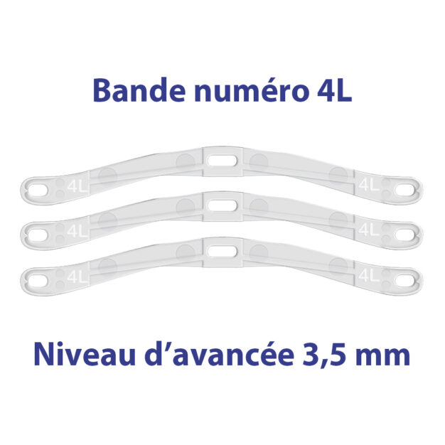 Bandes de rechange somnipax guard large et Somnofit-B 4