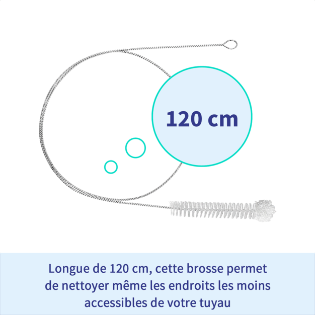 oxyhero basic brosse pour tuyaux CPAP 20 05