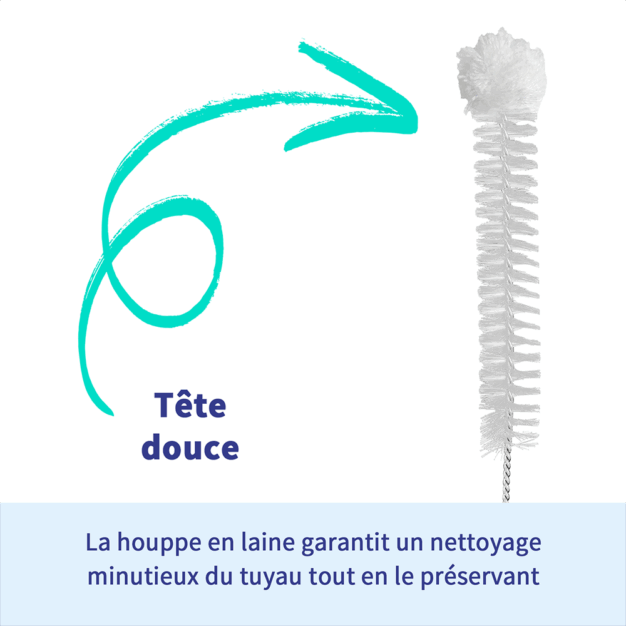 oxyhero basic brosse pour tuyaux CPAP 20 06