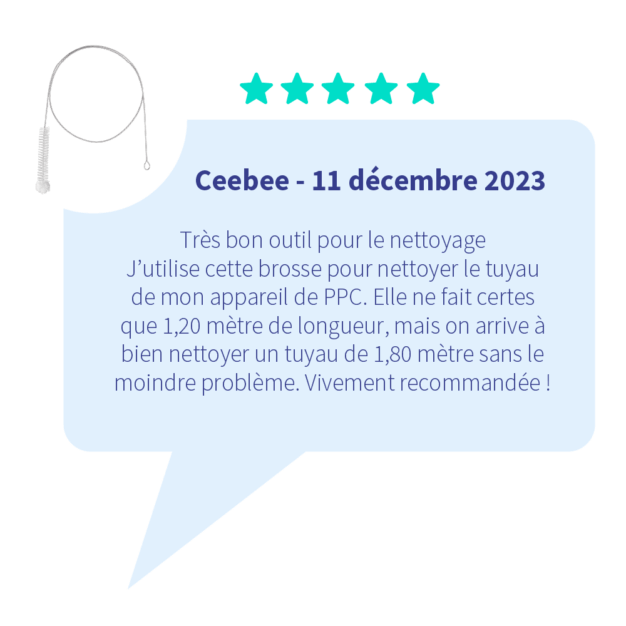 oxyhero basic brosse pour tuyaux CPAP 20 10
