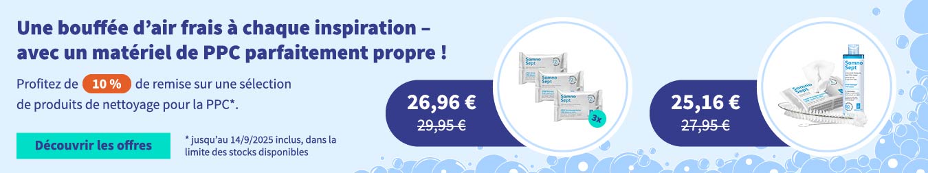 Réduction à l'achat sur une sélection de produits de nettoyage pour la PPC 02