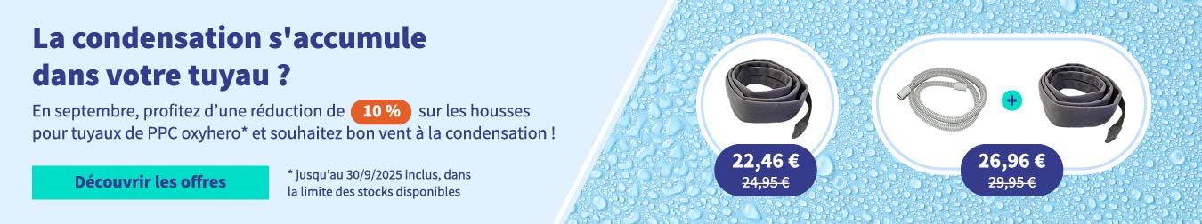 Réduction à l'achat sur les housses pour tuyaux de PPC oxyhero 01