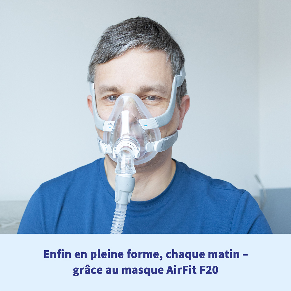 ResMed AirFit F20™ Masque Facial CPAP | SomniShop