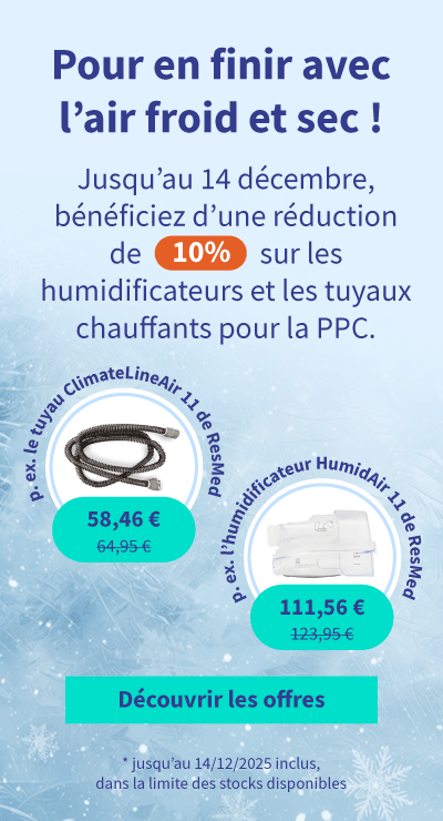 Réduction sur les humidificateurs et les tuyaux chauffants pour la PPC 05