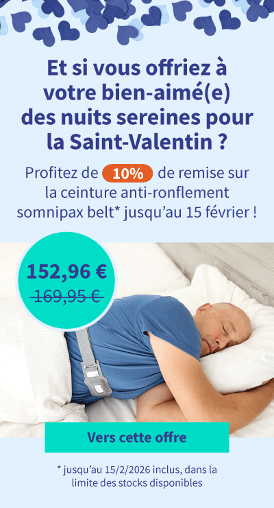Réduction sur la ceinture anti-ronflement somnipax belt 05