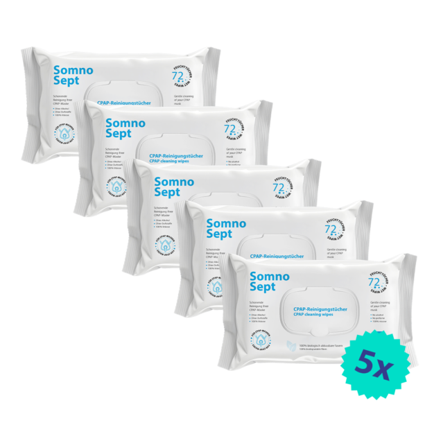 SomnoSept Lingettes CPAP lot de 5