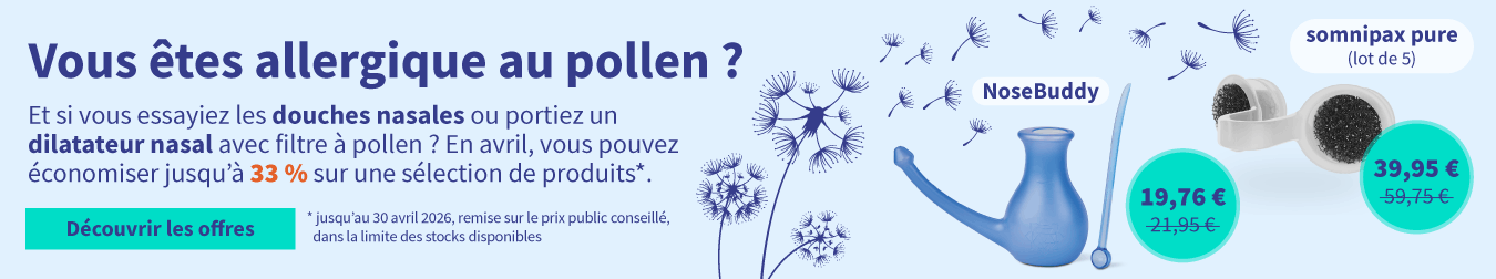 Réduction sur douches nasales ou dilatateur nasal 01