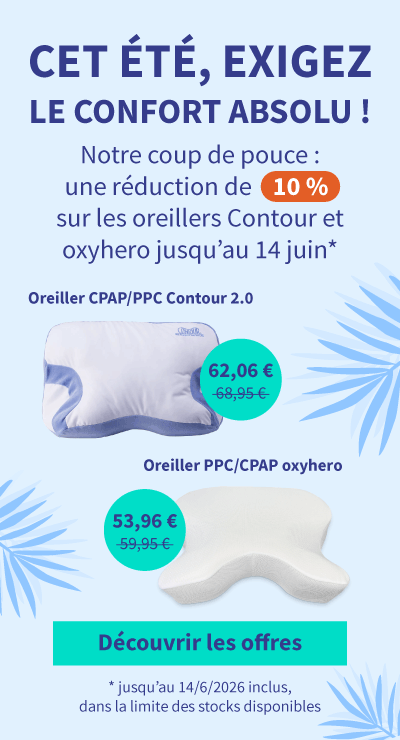 Réduction sur oreiller spécial PPC Contour ou oxyhero 01