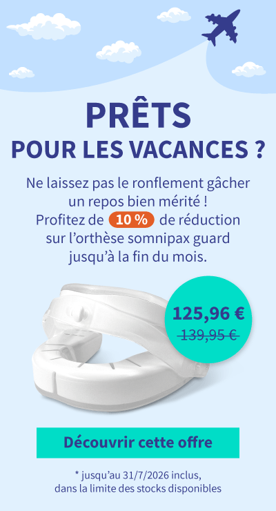 Réduction sur l’orthèse somnipax guard jusqu’à 05