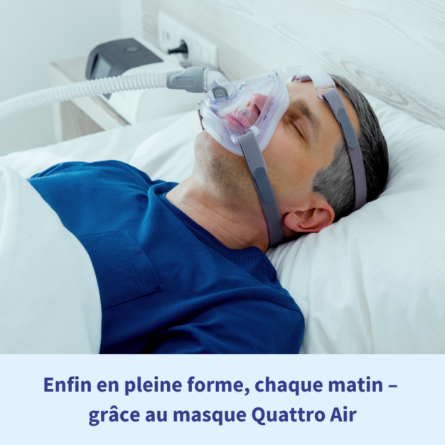 ResMed Quattro Air CPAP Full Face Maske Frontansicht