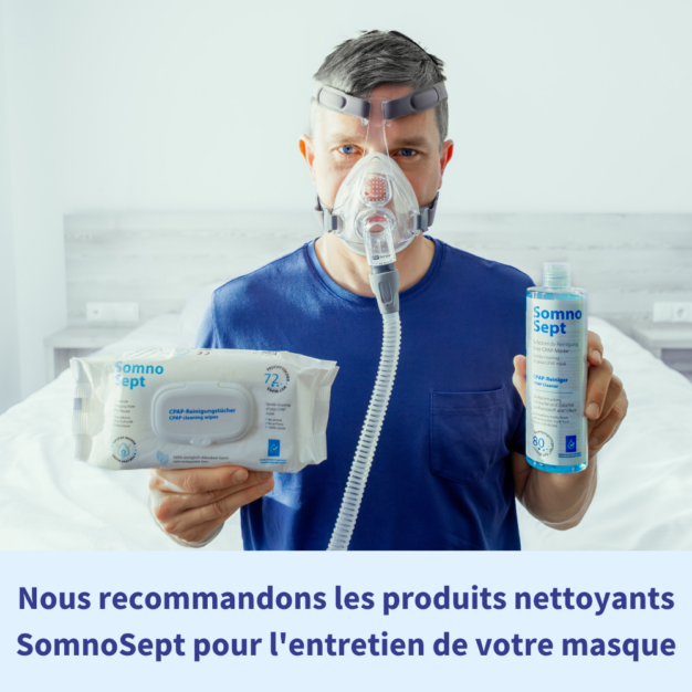 Fisher & Paykel Simplus CPAP-Masque facial vue de face