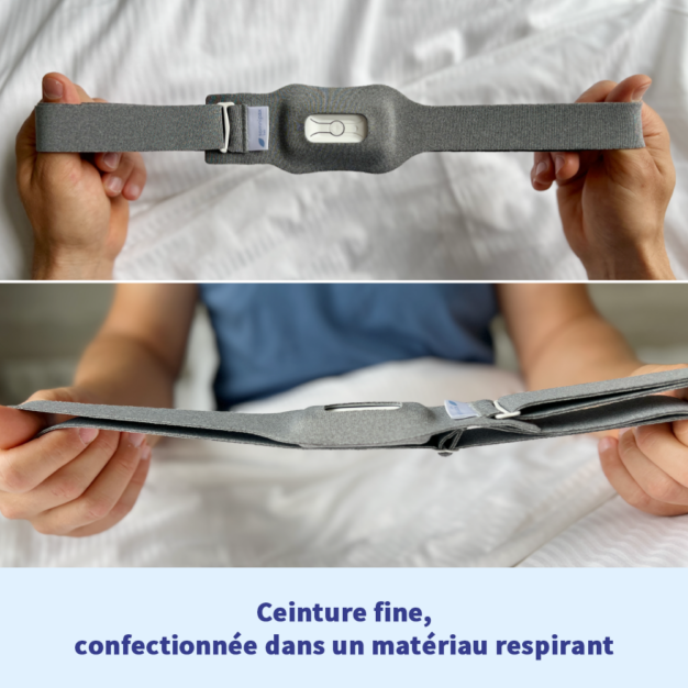 somnipax belt 2.0 - ceinture fine en matériau respirant
