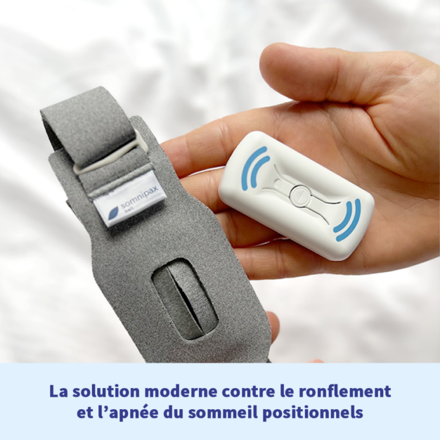 somnipax belt 2.0 - la solution moderne contre le ronflement et l'apnée du sommeil positionnels